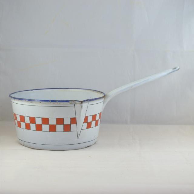 アンティーク ホーロー 片手鍋 : カントリー雑貨DOLL GARDEN