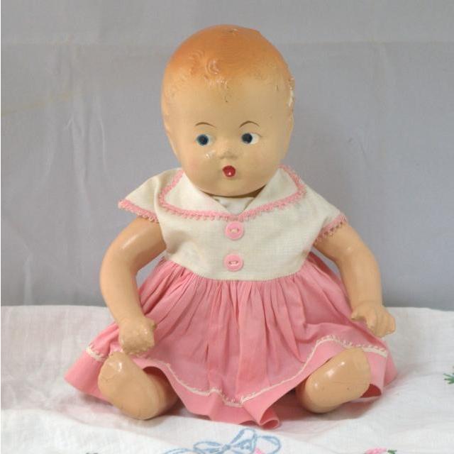 アンティークコンポジションドール : カントリー雑貨DOLL GARDEN