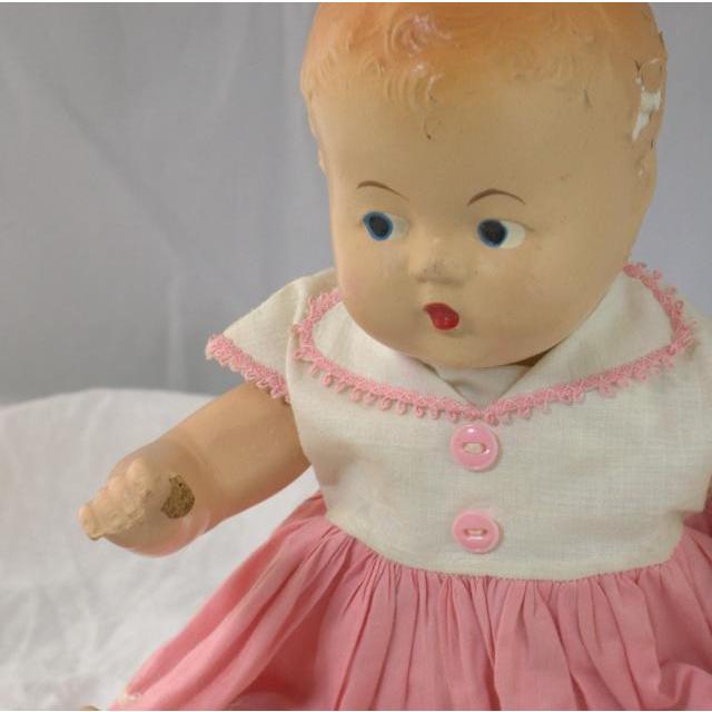 アンティークコンポジションドール : カントリー雑貨DOLL GARDEN