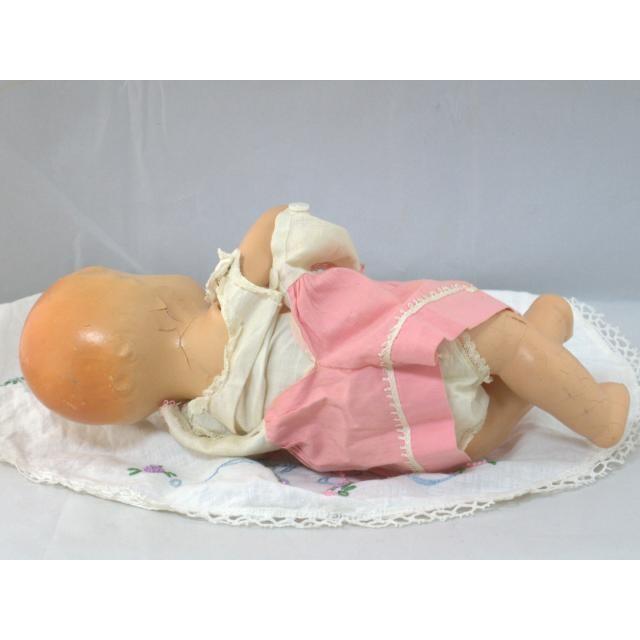 アンティークビンテージコンポジションベビードールレトロ赤ちゃん人形ビスクドール コンポジション ドール アンティーク ヴィンテージ 赤ちゃん 人形