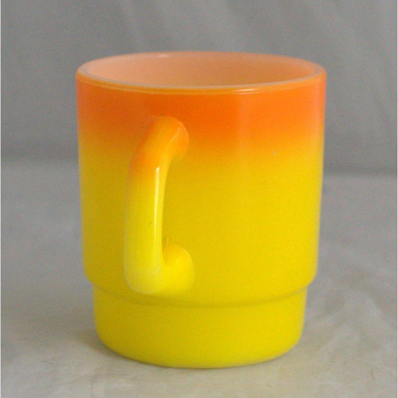 FIRE KING ファイヤーキング スタッキングマグ オレンジ・イエロー