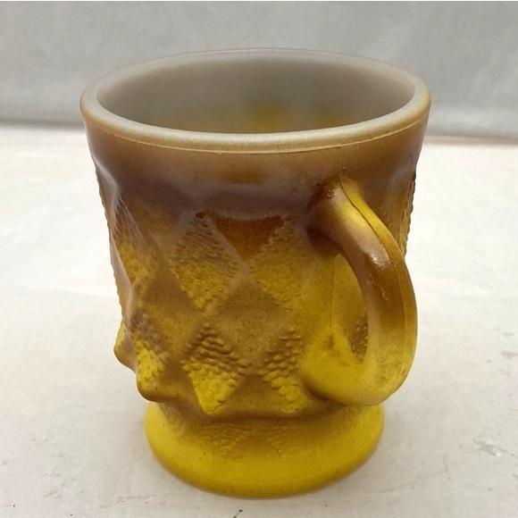 FIRE KING アンティーク ファイヤーキング キンバリーイエローマグ