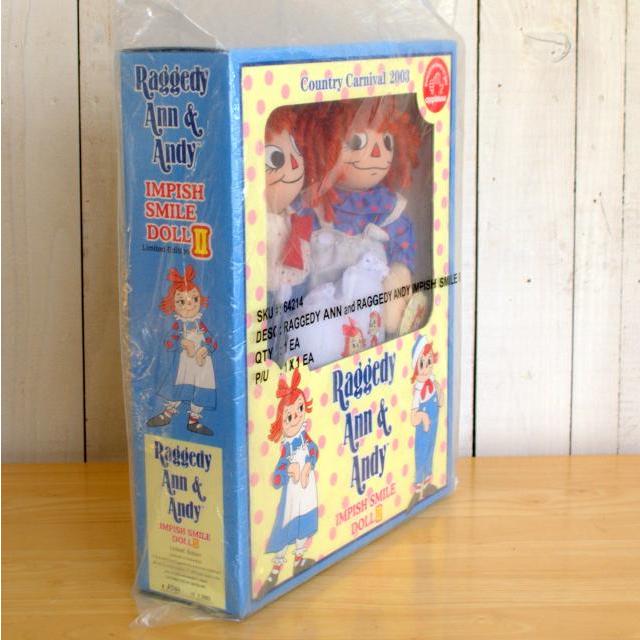 ラガディアン&アンディ インピッシュスマイルドールIIペア、Raggedy
