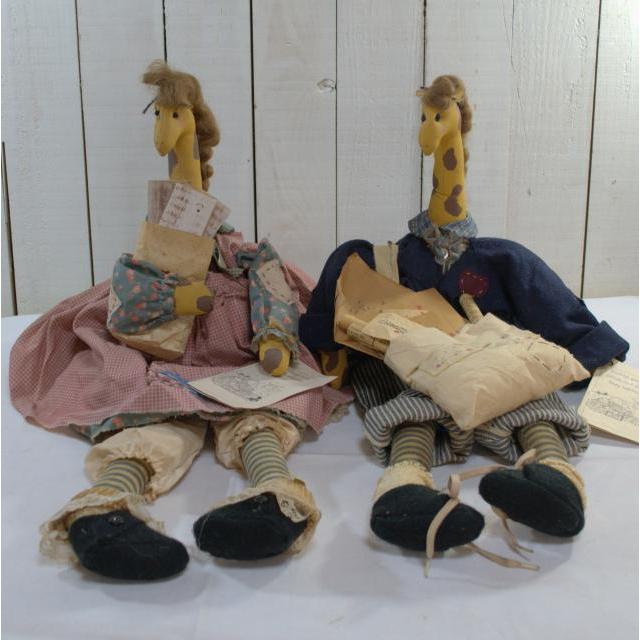カントリードール Attic Baby Giraffeペア : カントリー雑貨DOLL カントリードール Attic Baby Giraffeペア : カントリー雑貨DOLL
