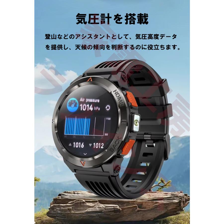 スマートウォッチ GPS内蔵 GPS測位 GPS ランニングウォッチ 丸型 日本
