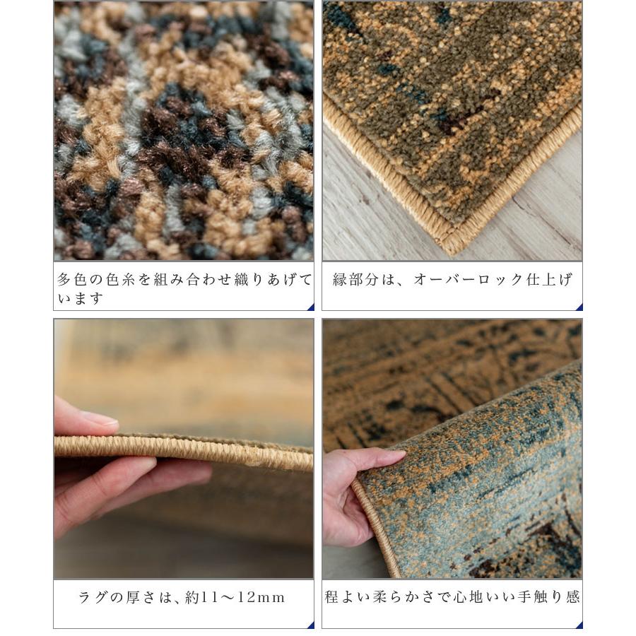 サヤンサヤン ラグ 1畳 絨毯 アンティーク 風 100×150 サヤンサヤン ラグ 1畳 絨毯 アンティーク 風 100×150