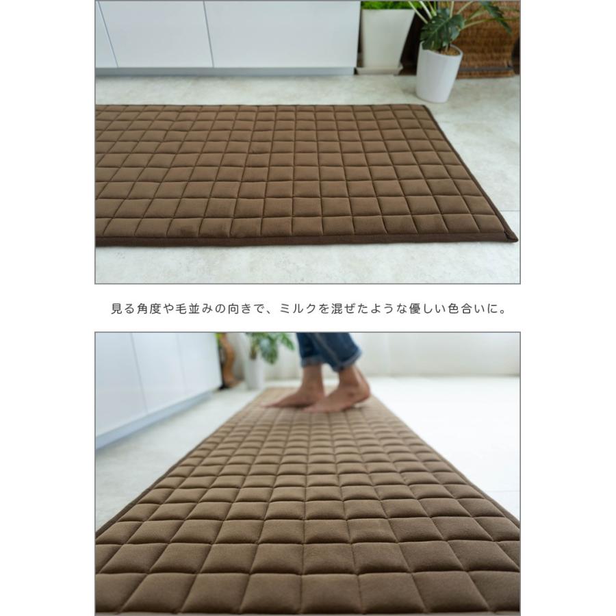 なかぎし　ホットキッチンマット NA182KM ナチュラル　240㎝ロングサイズ 楽天市場】ホットキッチンマット 床暖房 45×240cm 防水 抗菌