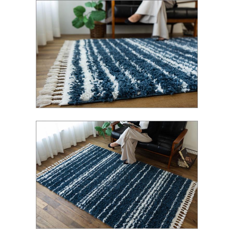 サヤンサヤン おしゃれ ベニワレン 風 ラグ 200×250 約 3畳 大