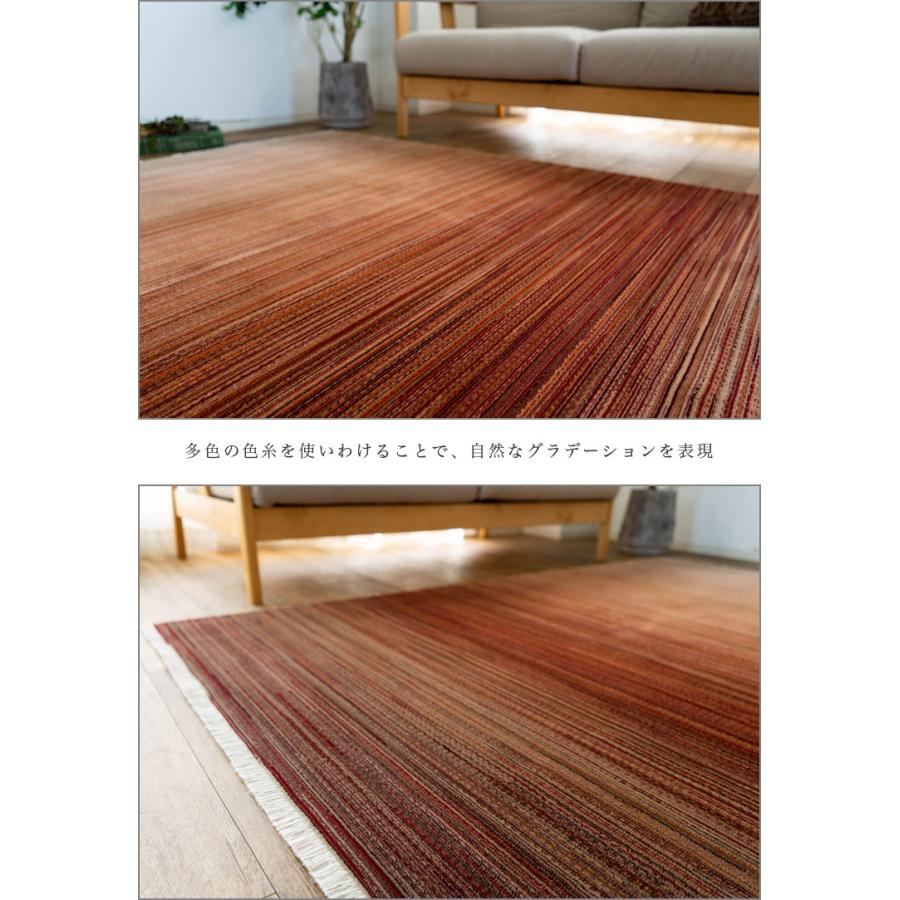 サヤンサヤン ラグ ギャベ 風 高密度 ウィルトン織 約 1.5畳 サヤンサヤン ラグ ギャベ 風 高密度 ウィルトン織 約 1.5畳