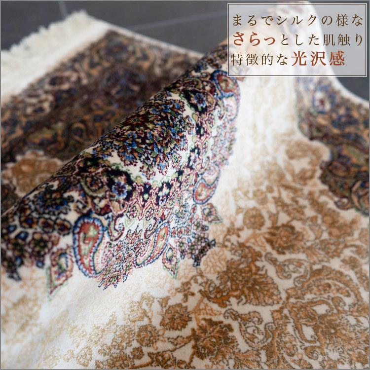 サヤンサヤン 玄関マット ペルシャ 絨毯 風 高級感 シルク サヤンサヤン 玄関マット ペルシャ 絨毯 風 高級感 シルク