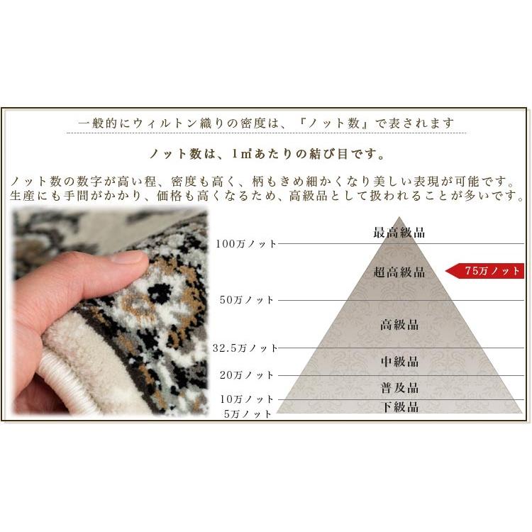 サヤンサヤン おしゃれ 高密度 75万ノット ペルシャ絨毯 風 200×200 約