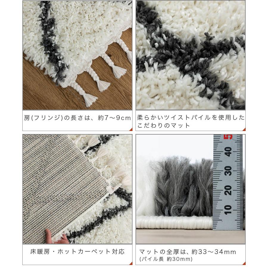 希少　ヴィンテージ　ベニワレン モロッカンピンク みほ様専用】モロッコ産 ベニワレン ラグ ピンク 165x120 / no46