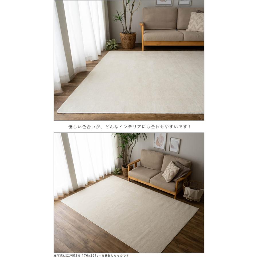 クラインさん専用 カーペット 防ダニ 防音 約261×261cm【江戸間4.5畳】4.5帖 抗菌