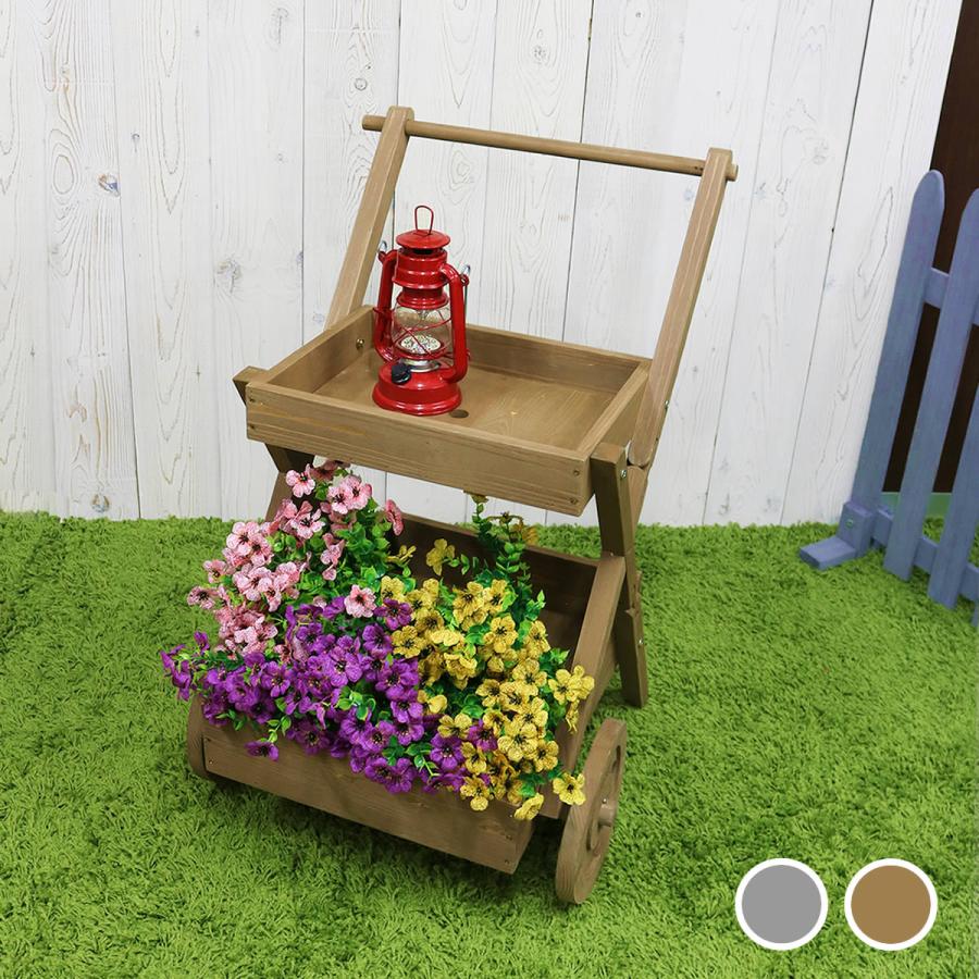 フラワースタンド アンティーク 室内 おしゃれ 屋外 ガーデンラック 棚 屋外使用 収納 プランターラック ガーデニング 園芸 ベランダ オ | ブランド登録なし | 01