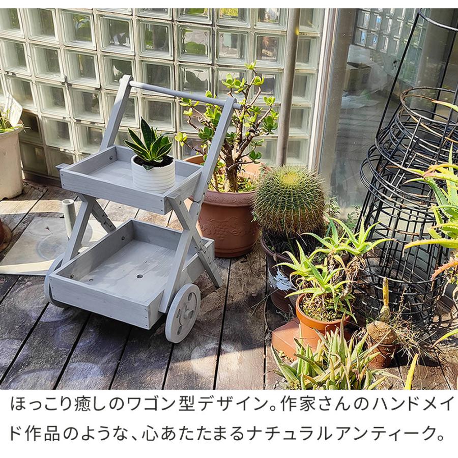 フラワースタンド アンティーク 室内 おしゃれ 屋外 ガーデンラック 棚 屋外使用 収納 プランターラック ガーデニング 園芸 ベランダ オ | ブランド登録なし | 04