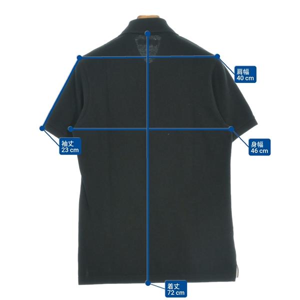 HRM ハリウッドランチマーケット ポロシャツ ブラック 黒 美品 HOLLYWOOD RANCH MARKET ポロシャツ メンズ ハリウッドランチ