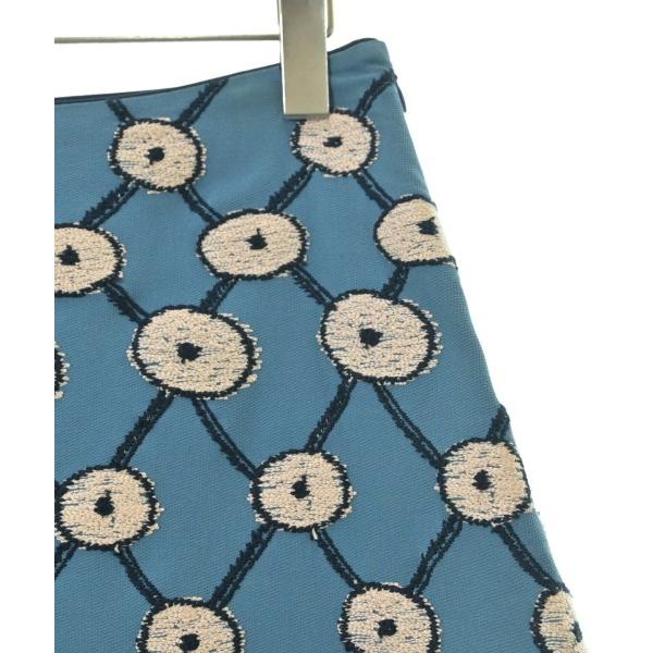 ミナペルホネン ひざ丈刺繍スカート 鳥 バード ウエストゴム ミナペルホネン ひざ丈刺繍スカート 鳥 バード ウエストゴム