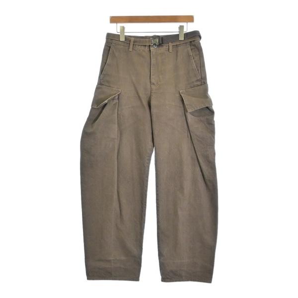 Sacai 25-03755M デニムカーゴパンツ サイズ2 タグ付き すぐ届く