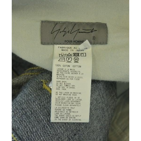 yohji yamamoto POUR HOMME デニムパンツ メンズ ヨウジヤマモトプールオム 中古　古着
