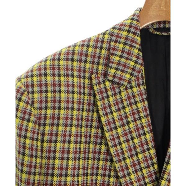 高級ブランド Balenciaga バレンシアガ コート その他 メンズ その他コート アウター カラー 黄xグレーx赤等 チェッ