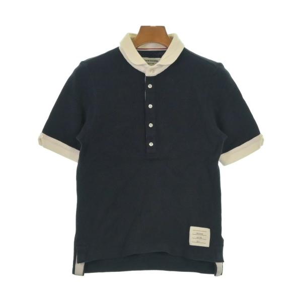 THOM BROWNE トムブラウン ポロシャツ メンズ 【古着】【中古】 THOM BROWNE（トム ブラウン） ポロシャツ メンズ 中古 古着 : RAGTAG