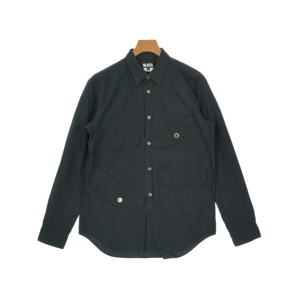 BLACK COMME des GARCONS ブラックコムデギャルソン カジュアルシャツ メンズ 【古着】【中古】 BLACK COMME des GARCONS カジュアルシャツ メンズ ブラック