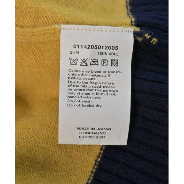 visvim ヴィズヴィム ニット・セーター 2(M位) 黄x黒 【古着】【中古】 visvim（ヴィズヴィム） ニット・セーター メンズ 中古 古着 : RAGTAG
