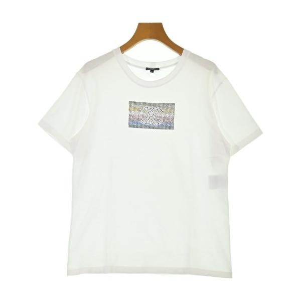 CHANEL boutique シャネル ホワイト 半袖 ロゴ 刺繍Tシャツ CHANEL boutique シャネル ホワイト 半袖 ロゴ 刺繍Tシャツ
