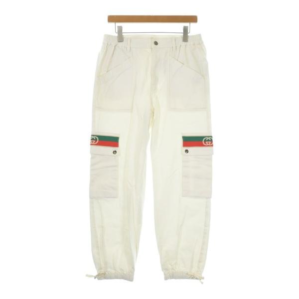 GUCCI パッチカーゴパンツ 48サイズ 15万円 ワークパンツ ワイドパンツ GUCCI（グッチ） カーゴパンツ メンズ 中古 古着 : RAGTAG Online Shop