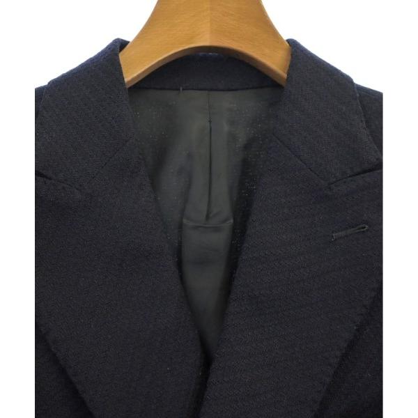 未使用　保管品　ルイジボレッリ　リネン　テーラードジャケット 先染め千鳥ワッシャーリネンジャケット(その他のジャケット