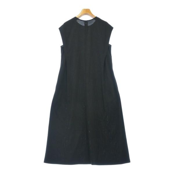 LEQUIPE レキップ ヨシエイナバ 黒ワンピース サイズ38　新品未使用 L'EQUIPE YOSHIE INABA シャツワンピース 38(S位) 黒 【古着