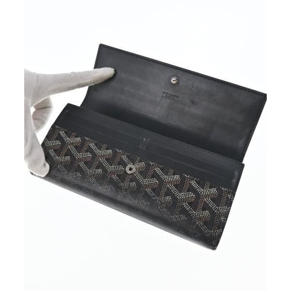 【中古】ゴヤール　Goyard モノグラム 長財布 GOYARD ゴヤール ヘリンボーン柄 長財布（小銭入れあり） PVC