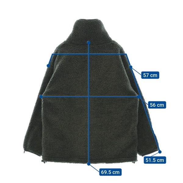 【新品未使用】LA PEAU DE GEM シアーブルゾン la peau de gem ブルゾン アウター 「LA PEAU DE GEM」teck