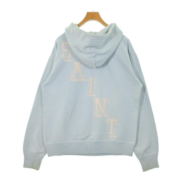 SAINT MICHAEL セントマイケル パーカー 水色 M A077525E0009 SAINT Mxxxxxx MICHAEL パーカー メンズ セントマイケル 中古