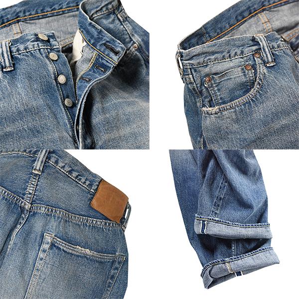 フルカウント FULL COUNT ジーンズ デニム 1341-0105SS Dartford Wide Denim 11.5oz Super Smooth ワイド ダートフォード ユーズドウォッシュ アメカジ メンズの画像