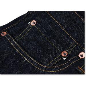 フルカウント FULL COUNT ジーンズ デニム 0105W (13.7oz) ストレート ワイド インディゴ ジーパン Gパン ボトム パンツ アメカジ メンズ 定番 日本製の画像