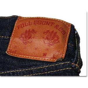 フルカウント FULL COUNT ジーンズ デニム 0105W (13.7oz) ストレート ワイド インディゴ ジーパン Gパン ボトム パンツ アメカジ メンズ 定番 日本製の画像