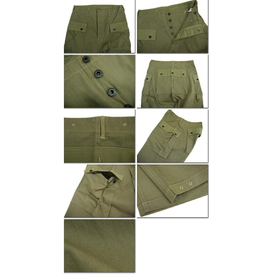 ウエアハウス WAREHOUSE ヘリンボーン モンキーパンツ Lot 1097 USMC Monkey Pants ミリタリー 海兵隊 ヴィンテージ パンツ ヘリンボン 硫化染め 定番 アメカジ | WAREHOUSE | 02