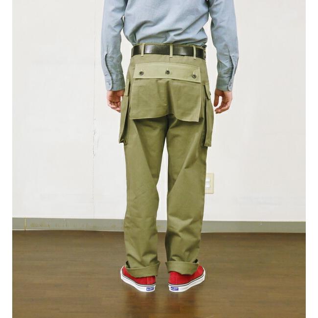 ウエアハウス WAREHOUSE ヘリンボーン モンキーパンツ Lot 1097 USMC Monkey Pants ミリタリー 海兵隊 ヴィンテージ パンツ ヘリンボン 硫化染め 定番 アメカジ | WAREHOUSE | 06