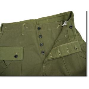 ウエアハウス WAREHOUSE ヘリンボーン モンキーパンツ Lot 1097 USMC Monkey Pants ミリタリー 海兵隊 ヴィンテージ パンツ ヘリンボン 硫化染め 定番 アメカジ | WAREHOUSE | 09
