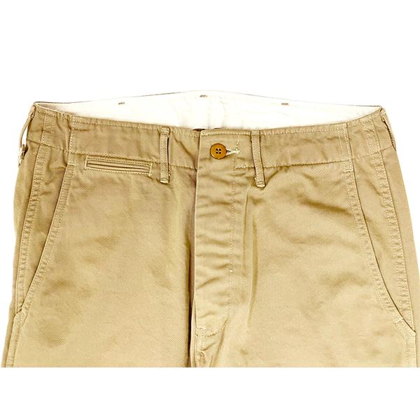 フルカウント FULL COUNT チノパン 1201 U.S.Army Chio 13.5oz カーキ パンツ ボトム ワーク トラウザーズ 定番 ヴィンテージ アメカジ メンズ 日本製の画像