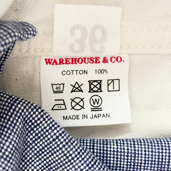 WAREHOUSE（ウエアハウス） オーバーオール Lot 1227 INDIGO PINCHECK