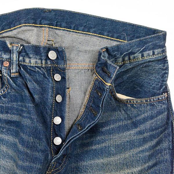 フルカウント FULL COUNT ジーンズ デニム 1344-1103 More Than Real 1103モデル 13.7oz 加工 Denim ストレート テーパード アメカジ メンズ 日本製の画像