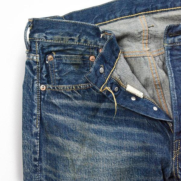 フルカウント FULL COUNT ジーンズ デニム 1344-1103 More Than Real 1103モデル 13.7oz 加工 Denim ストレート テーパード アメカジ メンズ 日本製の画像