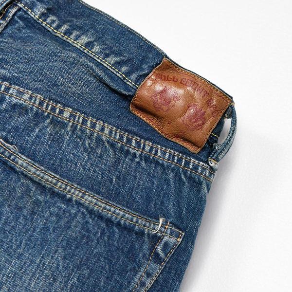 フルカウント FULL COUNT ジーンズ デニム 1344-1103 More Than Real 1103モデル 13.7oz 加工 Denim ストレート テーパード アメカジ メンズ 日本製の画像