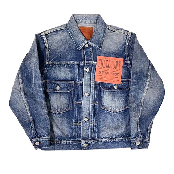 フルカウント FULL COUNT デニムジャケット 2016-2102 More Than Real Gジャン TYPE2 DENIM JACKET 13.7oz セカンド 2nd エイジング加工 アメカジ メンズ | FULLCOUNT | 02