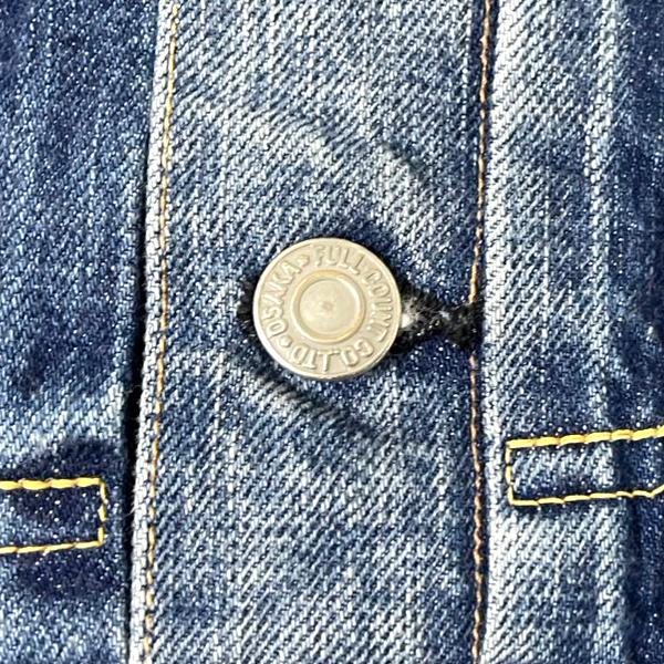 フルカウント FULL COUNT デニムジャケット 2016-2102 More Than Real Gジャン TYPE2 DENIM JACKET 13.7oz セカンド 2nd エイジング加工 アメカジ メンズ | FULLCOUNT | 06