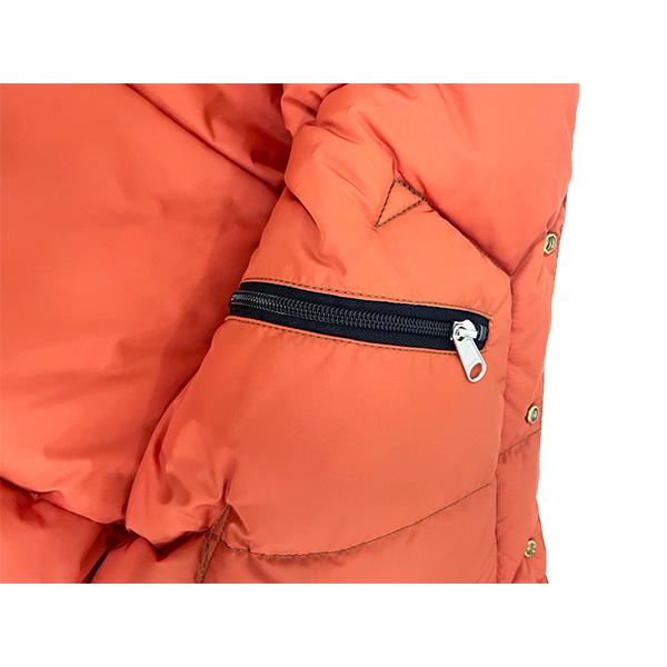 返品用 70s ロッキーマウンテン ダウンベスト 40 オレンジ オリジナル 70's ROCKY MOUNTAIN ロッキーマウンテン ダウンベスト レザーヨーク