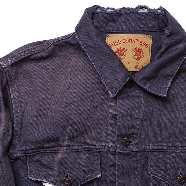 フルカウント FULL COUNT ジャケット 2101DD Type3 Twill Jacket Damaged 14oz サード ヘビーツイル Gジャン アメカジ メンズ 2025年 秋冬 新作 | FULLCOUNT | 07