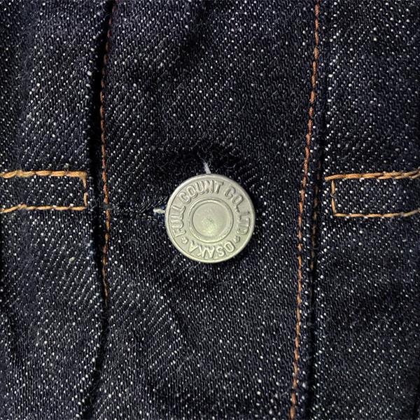 (15.5oz) フルカウント FULL COUNT Gジャン ジャケット 2102XX 2ndモデル Type 2 Denim Jacket Heavy Oz セカンド ヘビーオンス デニム 定番 アメカジ 日本製の画像